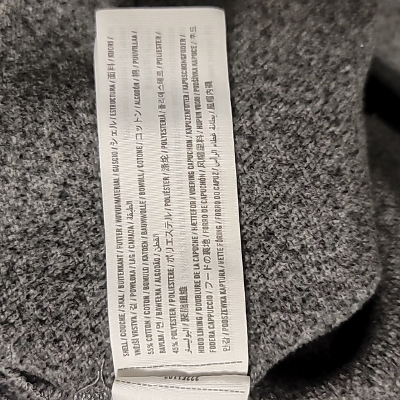 Abercrombie Kids Hoodie Boys 9/10 Gray Long Sleeve Spell-Out Logo Outdoors Comfy - Picture 9 of 9